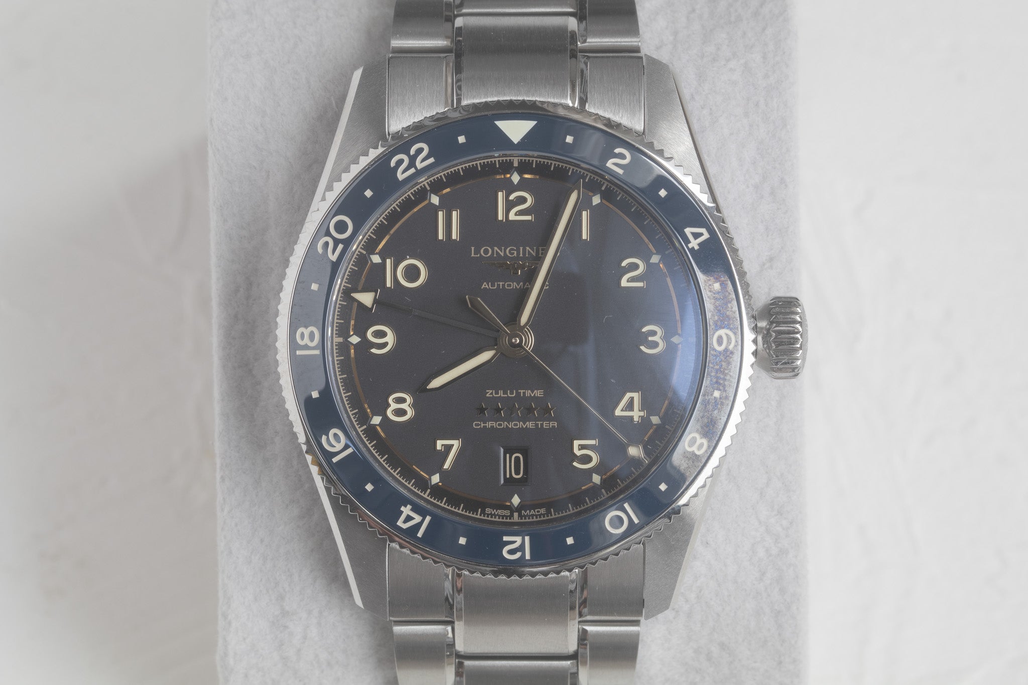 Longines Spirit Zulu Time 39mm 