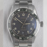 Longines Spirit Zulu Time 39mm Green Bezel 