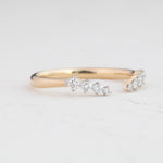 Tapered Open Diamond Band 