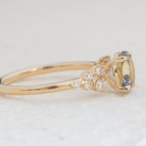 Autumn | Oval Bi-Color Sapphire 