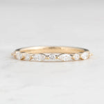 Ava Marquise Round Diamond Band 