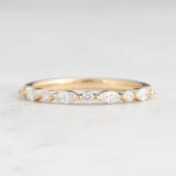 Ava Marquise Round Diamond Band 