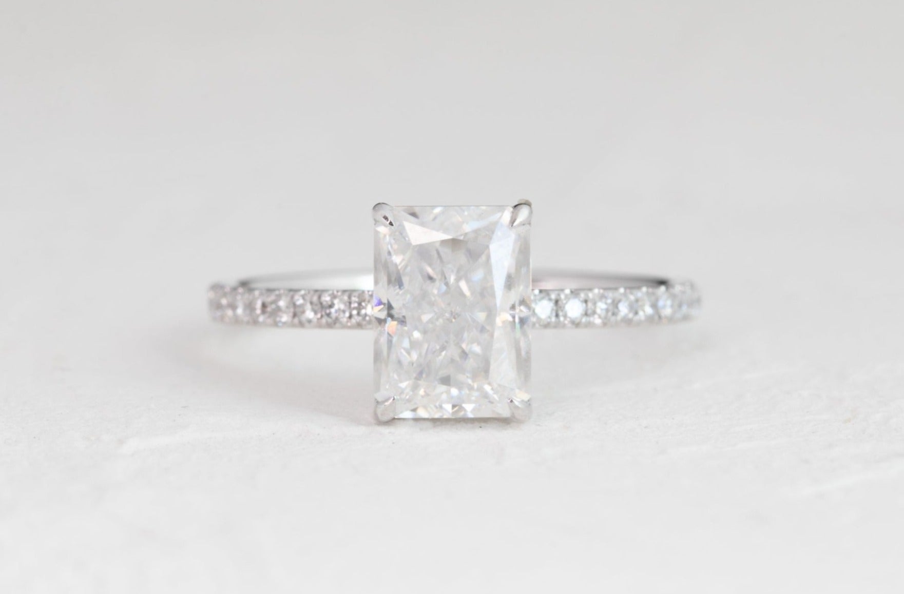 Belle | Radiant Moissanite 