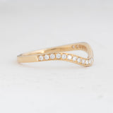 Curved Channel Pavé Band 