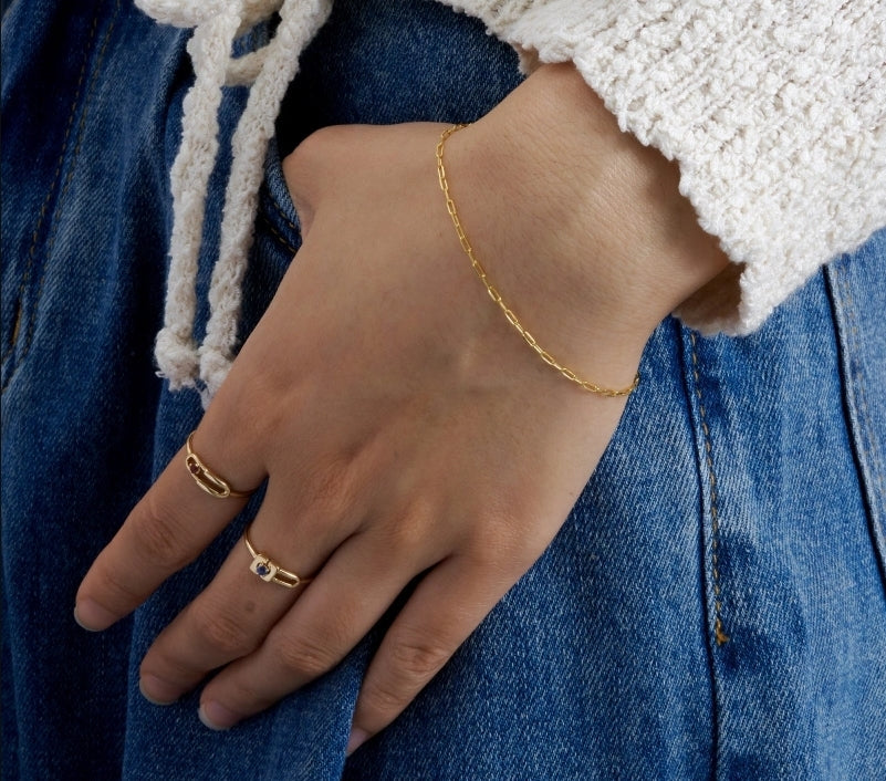 Vivienne Paperclip Chain Bracelet 