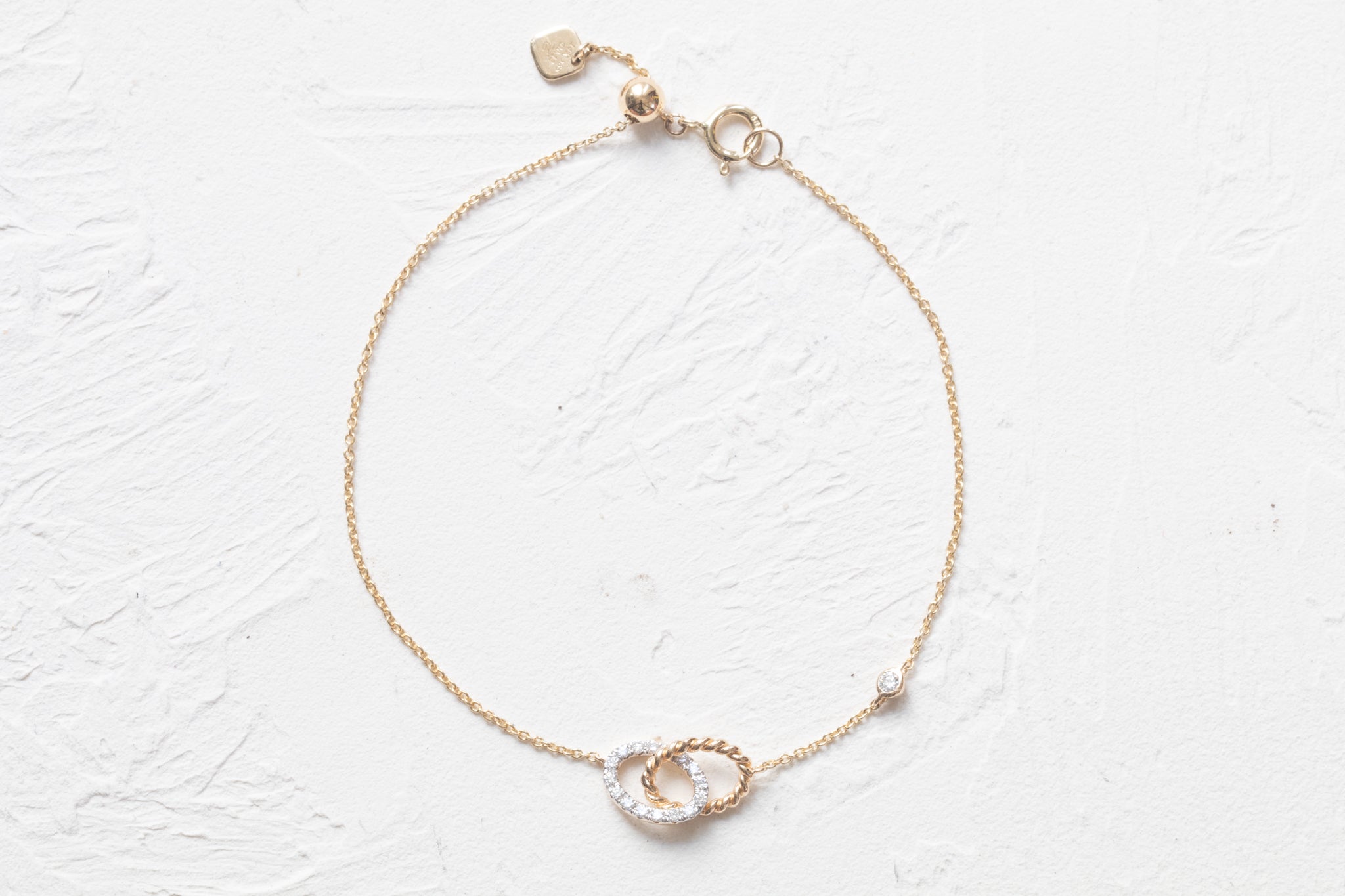 Interlink Diamond Bracelet 