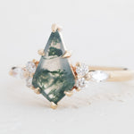 Esme (Low profile) | Kite Moss Agate 