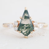 Esme (Low profile) | Kite Moss Agate 