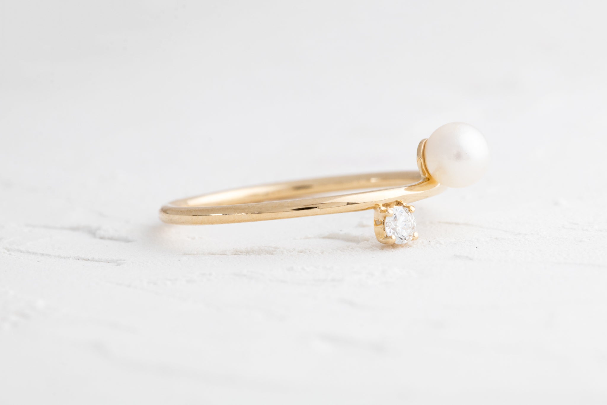 Pearl and Diamond  Ring 