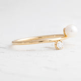 Pearl and Diamond  Ring 