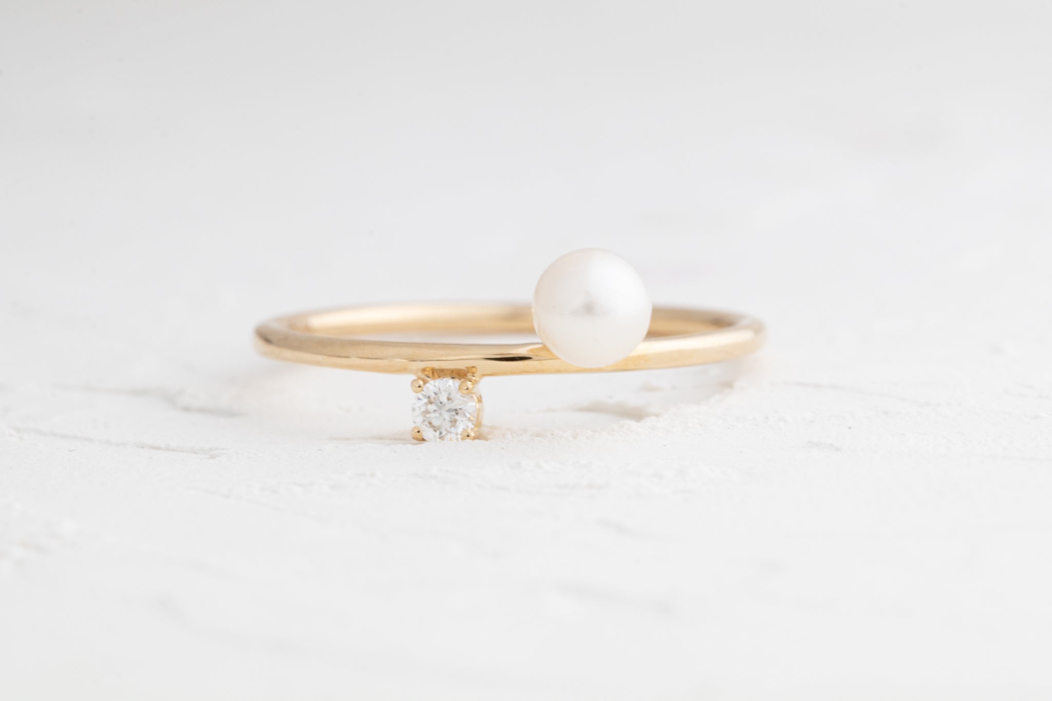 Pearl and Diamond  Ring 