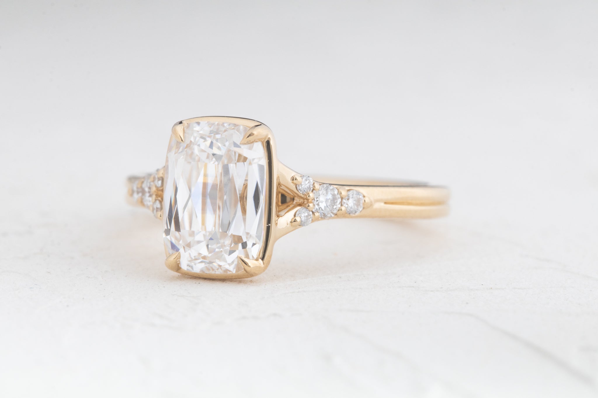 Sylvie | Antique Criss Cut Cushion Lab Diamond 