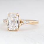 Sylvie | Antique Criss Cut Cushion Lab Diamond 