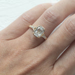 Sylvie | Antique Criss Cut Cushion Lab Diamond 